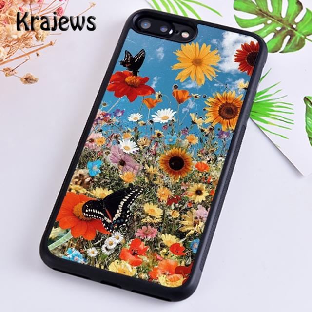 Butterfly Flower Phone Case Cover For iPhone 17 Air 16 15 14 plus 12 13 pro max coque Shell Fundas