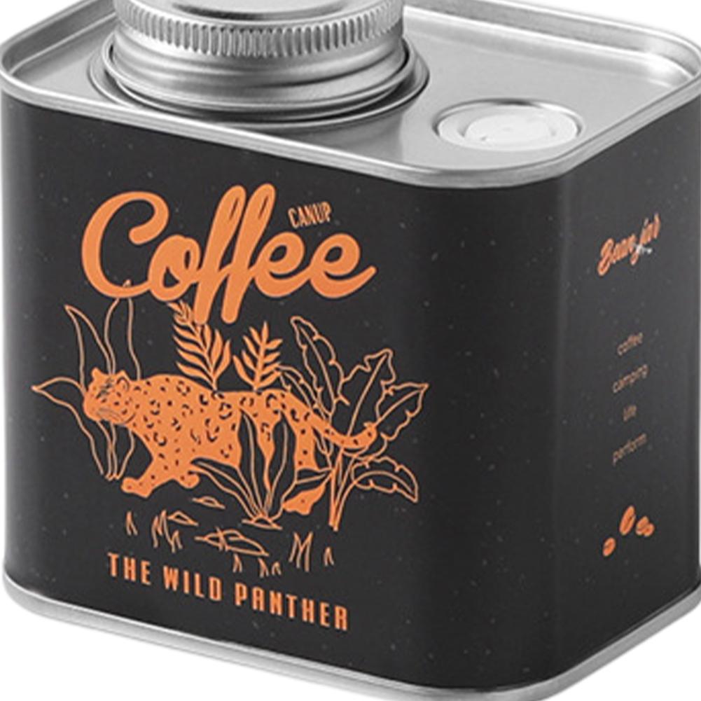 Coffee Bean Airtight Cans Iron 150g Food-grade Packaging Storage Cans Kitchen Storage Organizer Box Friends Gifts