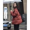 Demana Damen Vielseitige Winterjacke mit Stehkragen und 90% Entendaunen