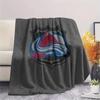 Colorado Avalanche2 Flannel Blanket, High quality Comfortable for All Seasons, Home Decor, Warmth and Comfort