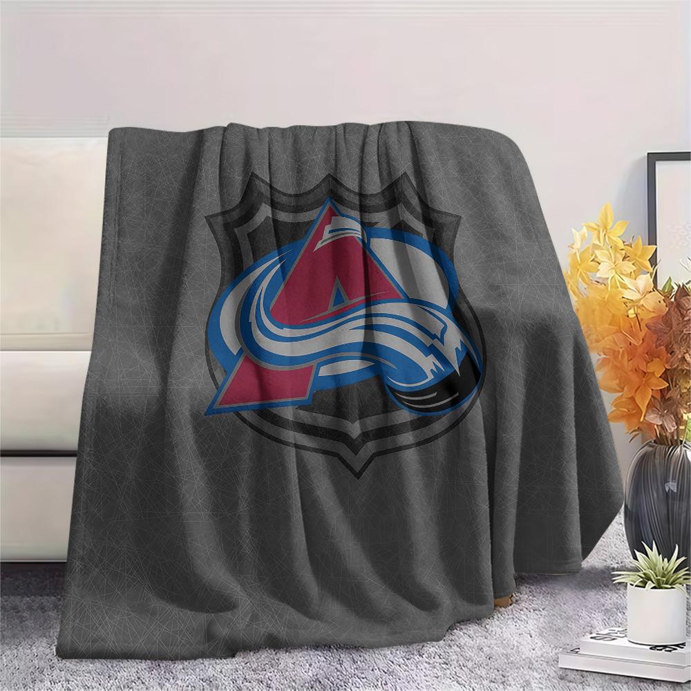 Colorado Avalanche2 Flannel Blanket, High quality Comfortable for All Seasons, Home Decor, Warmth and Comfort