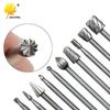 10-Piece High-Speed Steel Rotary File Set for Woodworking, Carving, and Engraving