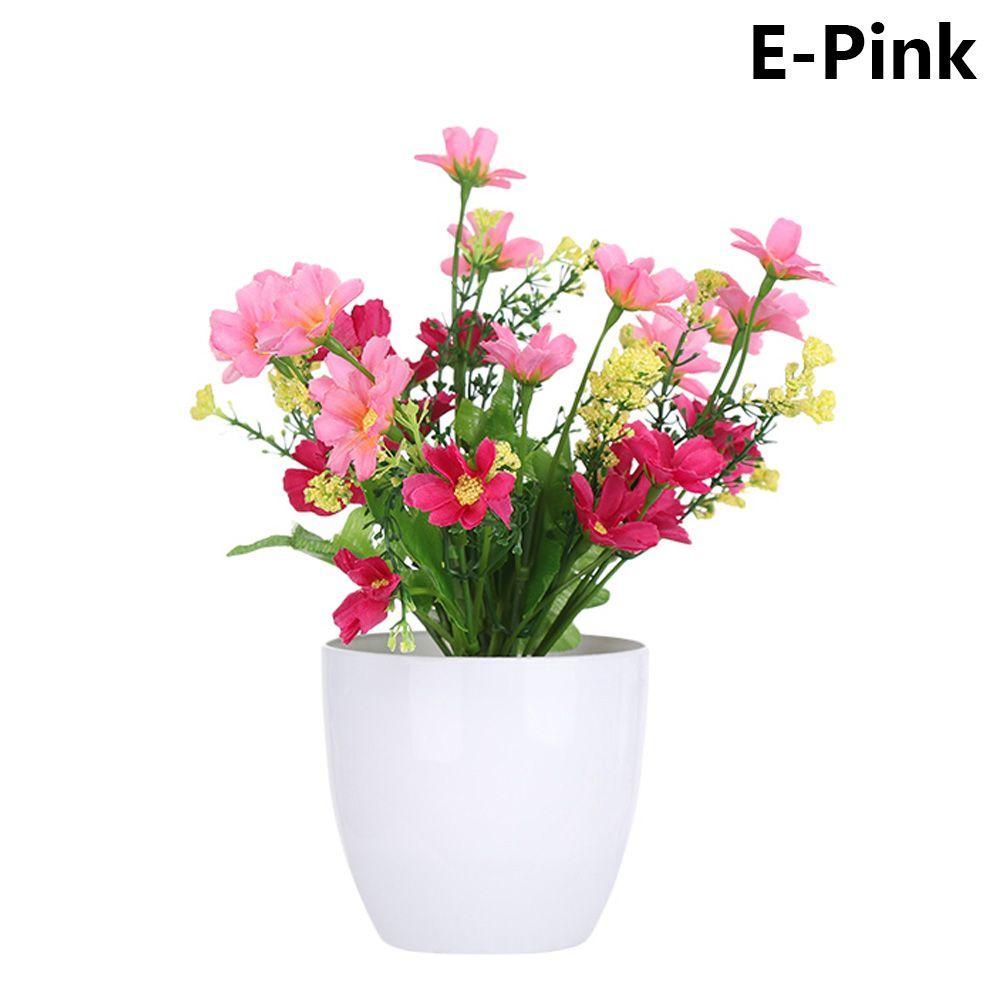 Ornamento Topiária Pinheiro Bonsai Artificial Decoração de Casa Simulação Vaso Plantas Realistas