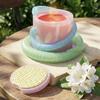 Creative Silicone Cup Craft Mold Unique Cement Bowls Making Mold For Incenses And Home Decors Applications