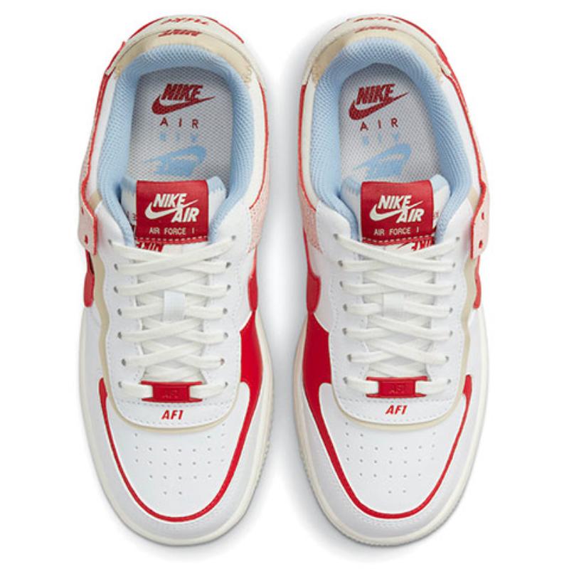 Nike Air Force 1 Low Shadow Cracked Leather Women's Sneakers CI0919-108