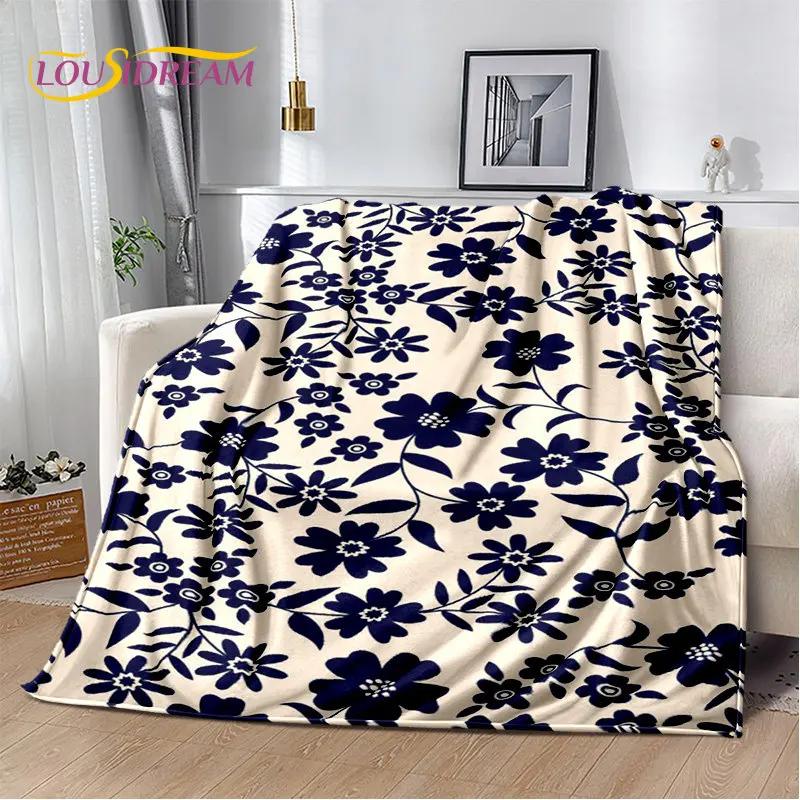 Plantain Leaf Tropical Plant Leaf Soft Plush Blanket,Flannel Blanket Throw Blanket for Living Room Bedroom Bed Sofa Picnic Cover