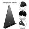 Right Triangle Corner Supports Invisible Furniture Fasteners for Beds/Cabinets/Shelves, Hidden Wall Brackets  Floating Shelves