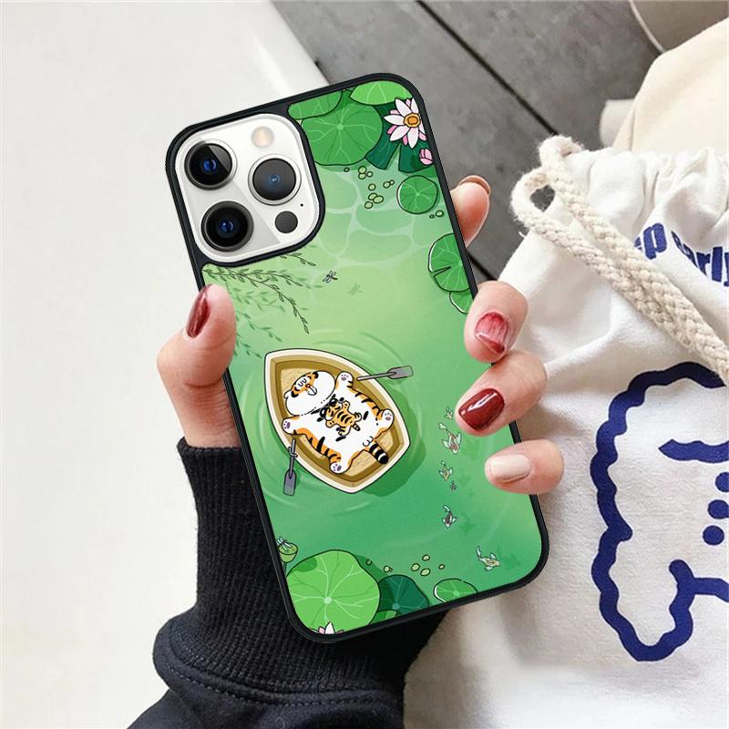 

Чехол для телефона в японском стиле с тигром, кошкой сиба-ину для iPhone 17 Air 15 16e Чехол 11 13 14 Pro Max 12 Plus Max Fundas iPhone 16plus