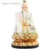 1 Stück 12 Zoll Harz Sanqing Daozu Statue Ornament für die häusliche Anbetung von Taishang Laojun Lingbao Tianzun Figure Statue
