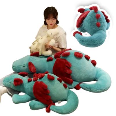 30-120cm Flying Dragon Action Figure Stuffed Toy Funny Soft Flying Dinosaur Rag Doll White Green Dragon Birthday Gift for Kids