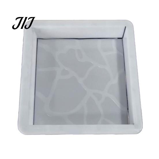 Backyard Walkway Design Tool Garden Stepping Stone Mold, Reusable Concrete Pathway Paver DIY Patio Flooring Mold Cement Pavement Mould for Decor