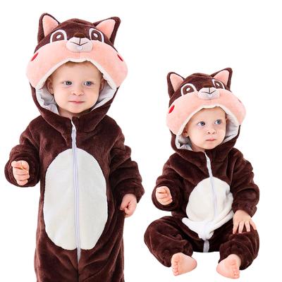 Piżama Onesie Kostium Przebranie Śpiochy Wiewiórka Niemowlę 110: 90-95 Cm