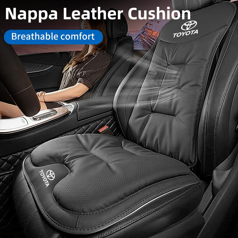 Hub Caps New Luxury Car Perforated Breathable Model Cushion Soft Backrest Seat Cushion Seat Cover For Toyota Corolla Yaris Aygo