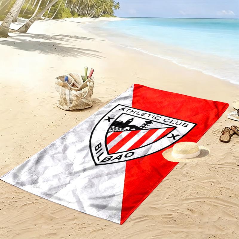 Athletic Club de Bilbao Print Beach Towel, Large Soft Quick Dry Towel for Beach Camping Swimming