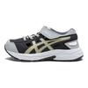 Asics Synthetic Leather Contend Xbn Ps Comfortable Breathable Low Top Running Shoes Kids Running Shoes Silver Gray 1014A336-002