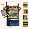 Oxford Cloth Multilayer Wall Mount Organizer With Hanging Design For Classroom And Home Storage