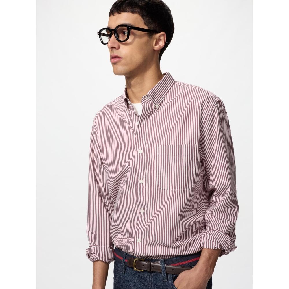 Uniqlo Japan Broad Shirt Stripes Button Down