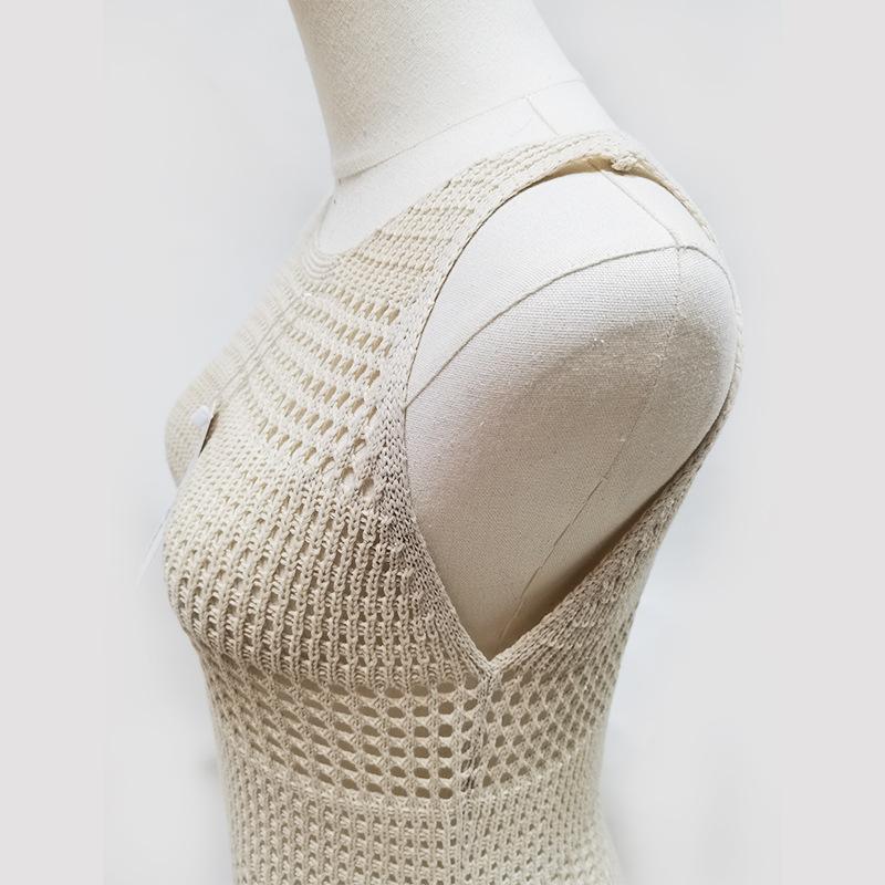 Women's Cover Ups Cutout Knit Beach Jacket Bikini Cover Up Beachwear