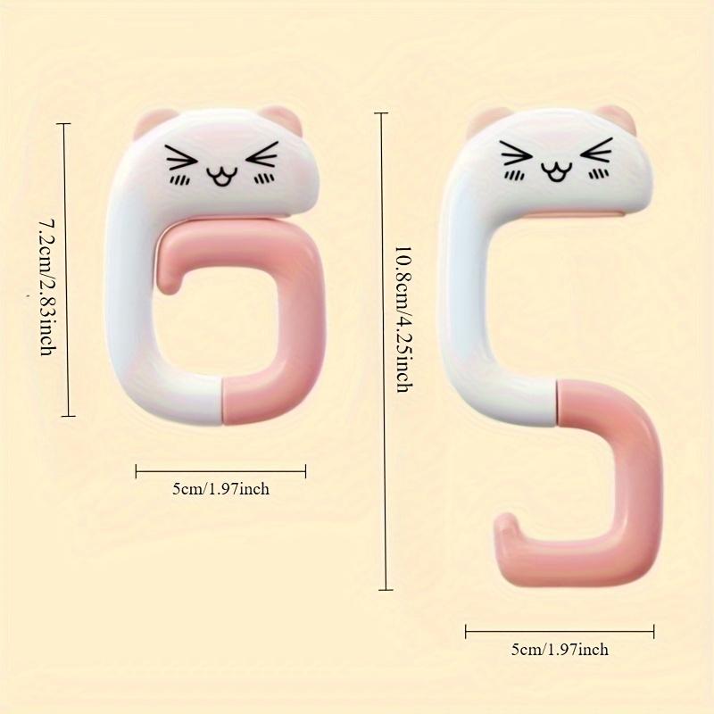 Adjustable Desk Hooks - No-Drill, Hangers for Office & School Desks,Desk Accessories Office