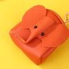 Pu Leather Elephant Money Bag Women Coin Purse With Key Ring Multifunctional Zipper Cartoon Storage Bags Key Case
