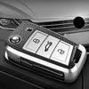 TPU Leather Car Flip Key Remote Case Shell Cover for VW for Volkswagen MK7/GTI 7/Golf 7/Golf R for Skoda Octavia A7 SEAT zr5