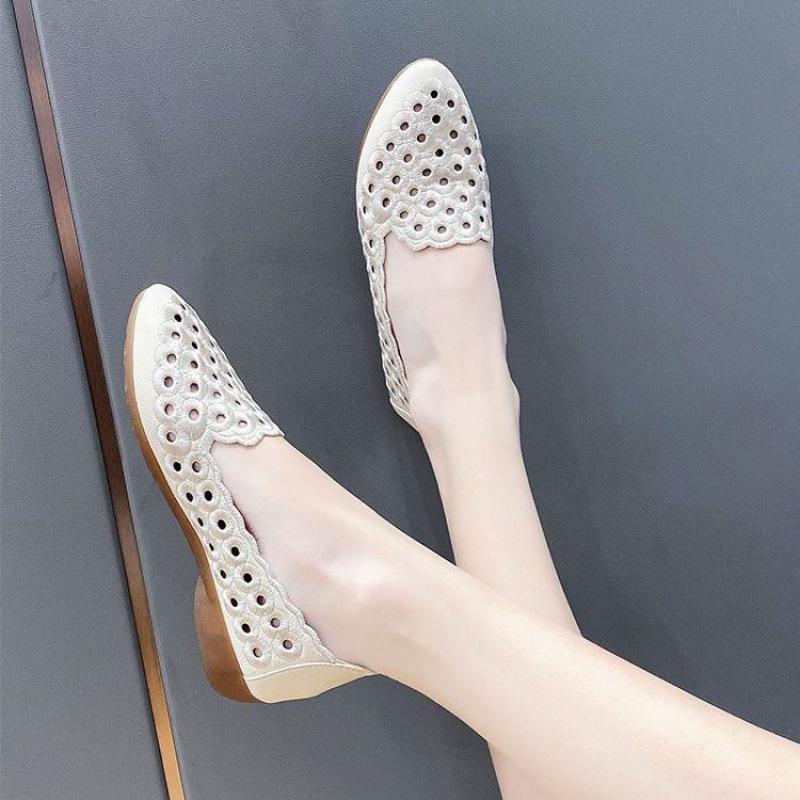 Women's 2025 Wear-resistant Summer Slip-on Sandals - Anti-odor, Breathable, Lightweight Flats