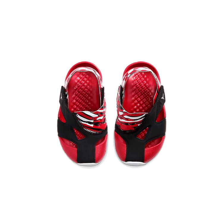 Jordan Zapatos para Bebés y Niños Pequeños con Cierre de Velcro y Gancho Negro Rojo Multicolor Infantil y para Niños Pequeños CI7850-016