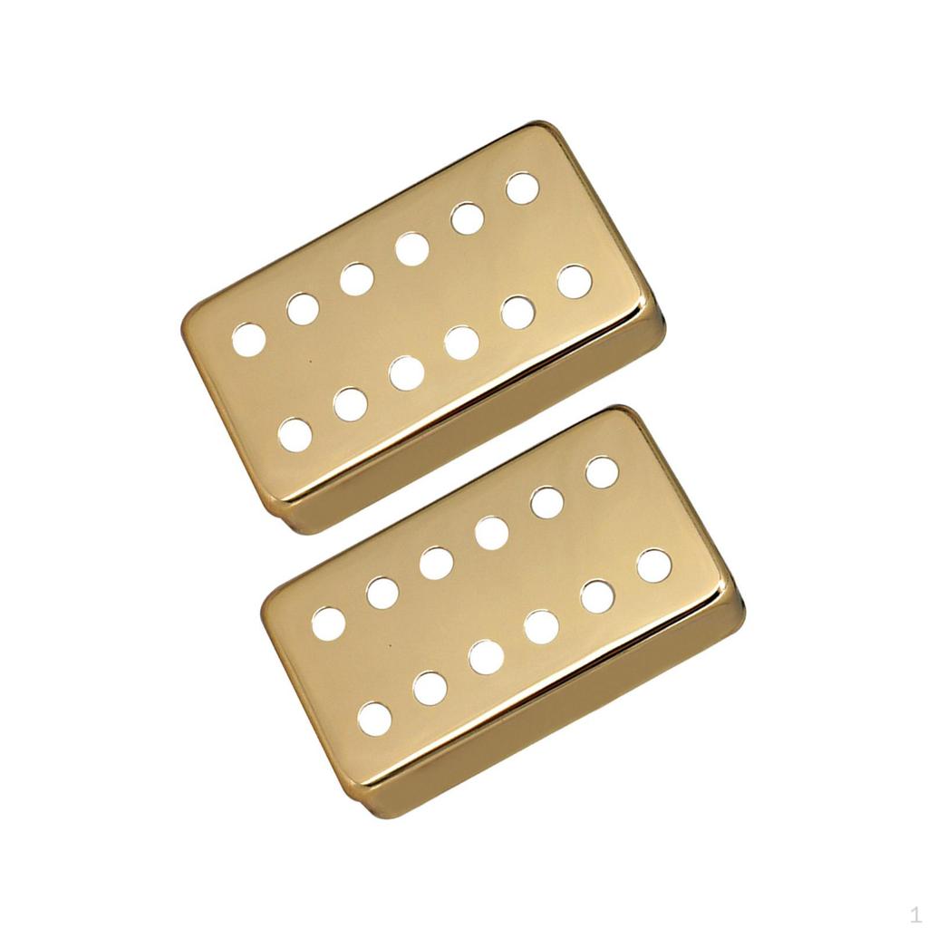 2 Pieces Guitar Pickup Cover Double Covers for Parts