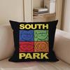 S-South P-Park Pillow Gifts Home Office Furnishings Bedroom Sofa Car Cushion Cover Case 45x45cm
