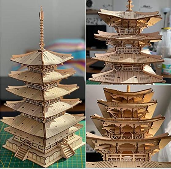 Rolife 3D Wooden a popular gift for and perfect as a Christmas present or Puzzle, children, boys, adults, time-killer toy.