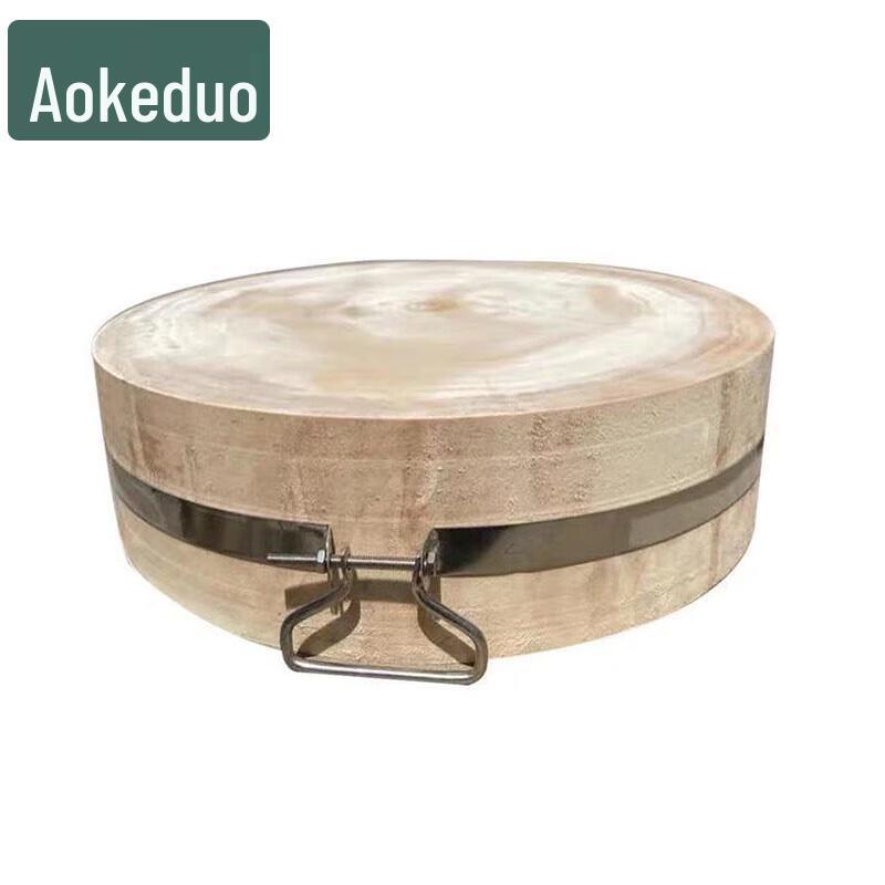 Aokedu Round Butcher Block Cutting Board