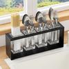Transparent Electric Toothbrush Holder Large Capacity Tableware Drainage Rack  Kitchen