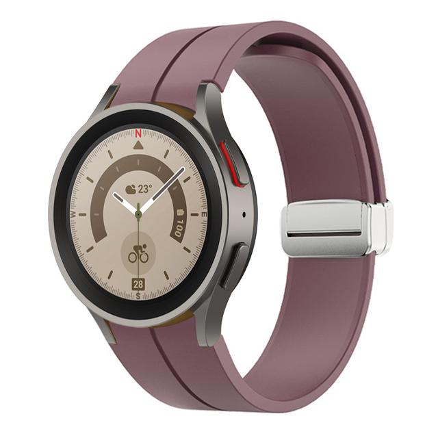 Band for Samsung Watch 7/4/5/6/5 Pro/classic/FE 44mm 40mm Magnetic Silicone Sport No Gaps Bracelet Correa Galaxy Watch 7 Strap