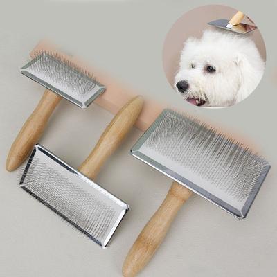 New Dog Short Hair Brush Dog Comb Solid Wood Cat Comb Pet Hair Remover Large Dog Comb Car Animal Hair Brush GSZ05