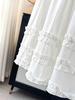 Women's Romantic French Ruffle Hem Layered Midi Skirt - Spring/Summer 2026 Collection, Princess White  