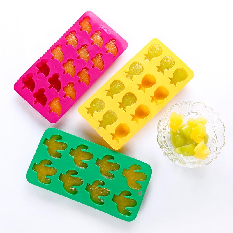 Creative Silicone Ice Cube, A Lovely Ice Mold Making Machine For Homemade Cold Drinks-A Flexible And Durable Material