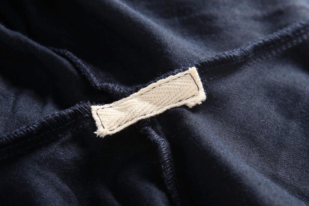 SISOFTLY Rukáv Jinbei Jednobarevný Podzim Zima Jaro Léto Dvojitá Gáza Sada Pratelné Letní Kimono Samue Shijira Vazba Pyžamový Set [SISOFTLY] Pánský 3/4