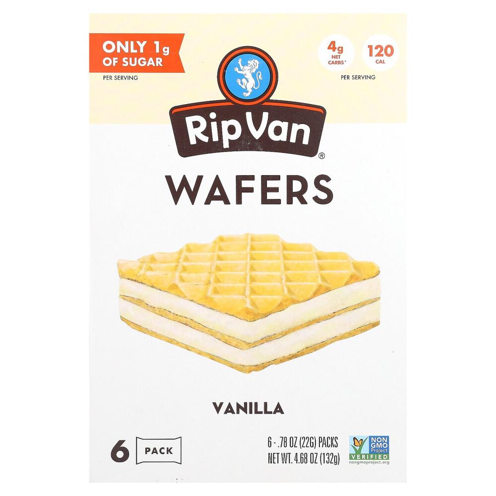 iHerb Vanilla Wafer 6-Pack, 22g (0.78oz) Each