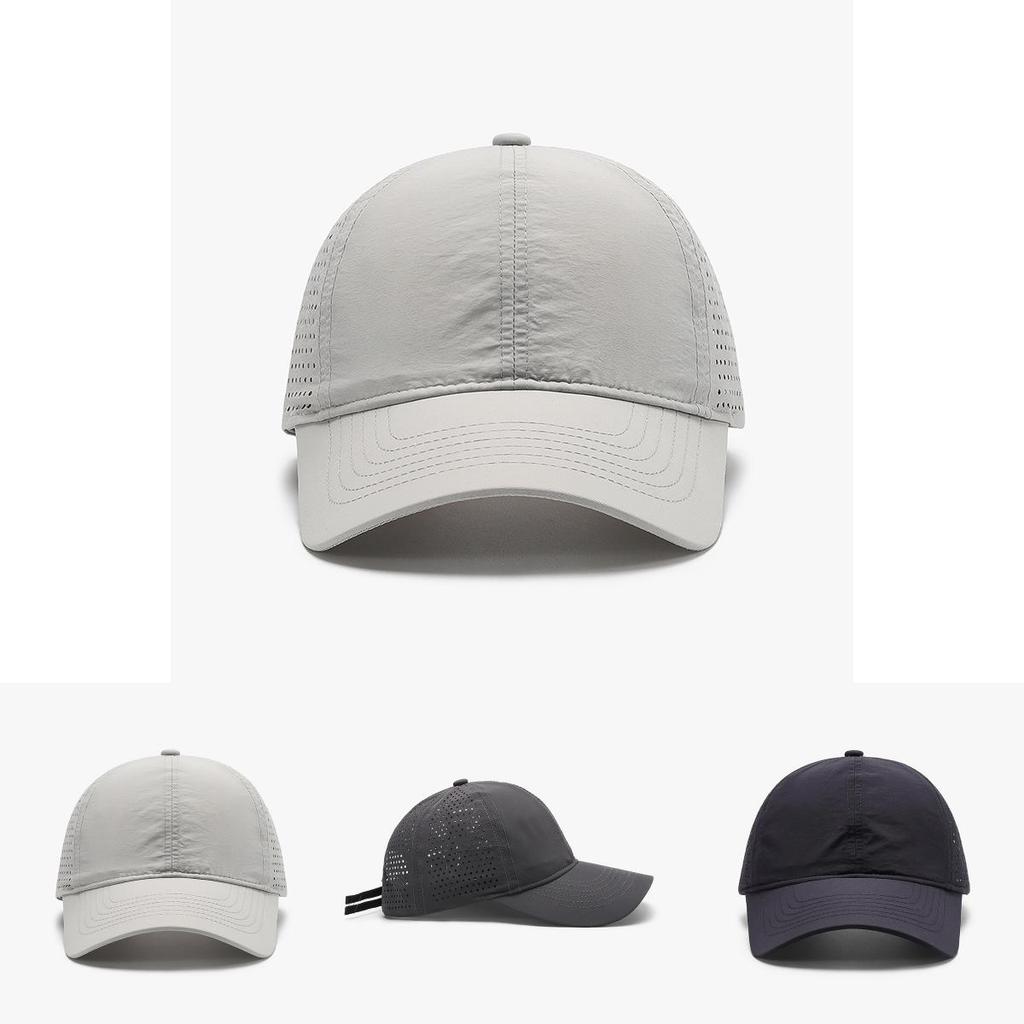 Spring Summer Quickdry Nylon Baseball Hat With Curved Brim For Men Women