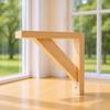 Wooden Shelf Brackets Triangle Wall Mounted Corner Braces Floating Shelf Support Hardware for Home Office