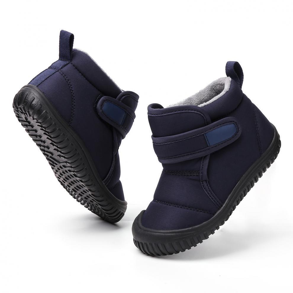 Kids' Winter Boots: Boys' Cozy Cotton & Girls' Velvet Warm Snow Shoes for Toddlers