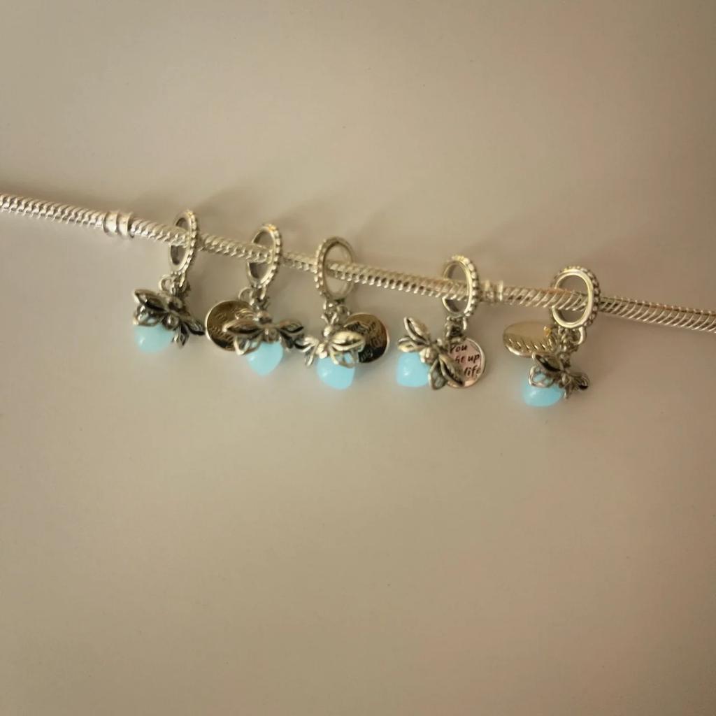 Plata Charms Of Leycopper Glow Firefly Enamel Charm Beads For Original 3Mmcopper Bracelet Making Diy Jewelry