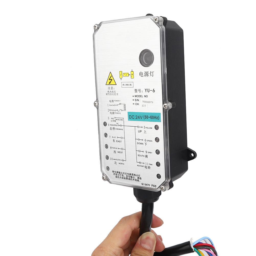 Hoist Controller Single Handle Industrial 3-Proof Electric Hoist Remote Control YU-6DC24V