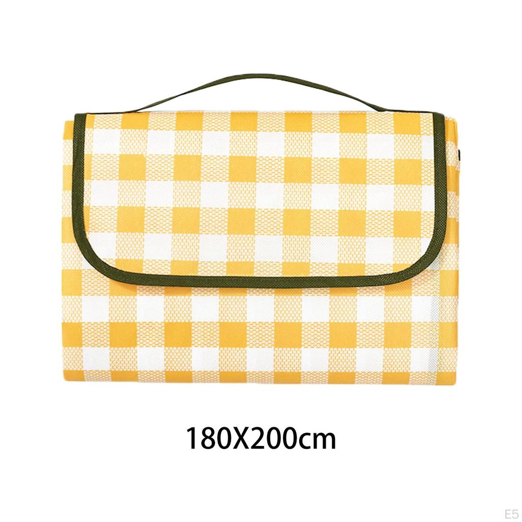 Beach Mat Camping Blanket Waterproof Fashion Folding Durable Picnic for Park