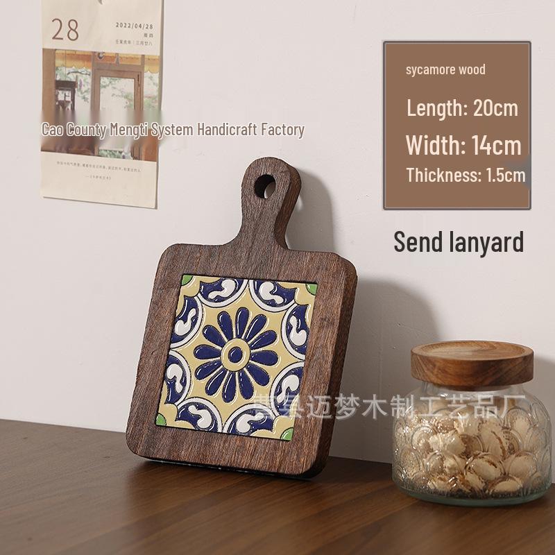 

Solid Wood Heat-Resistant Dining Table Mat & Coaster