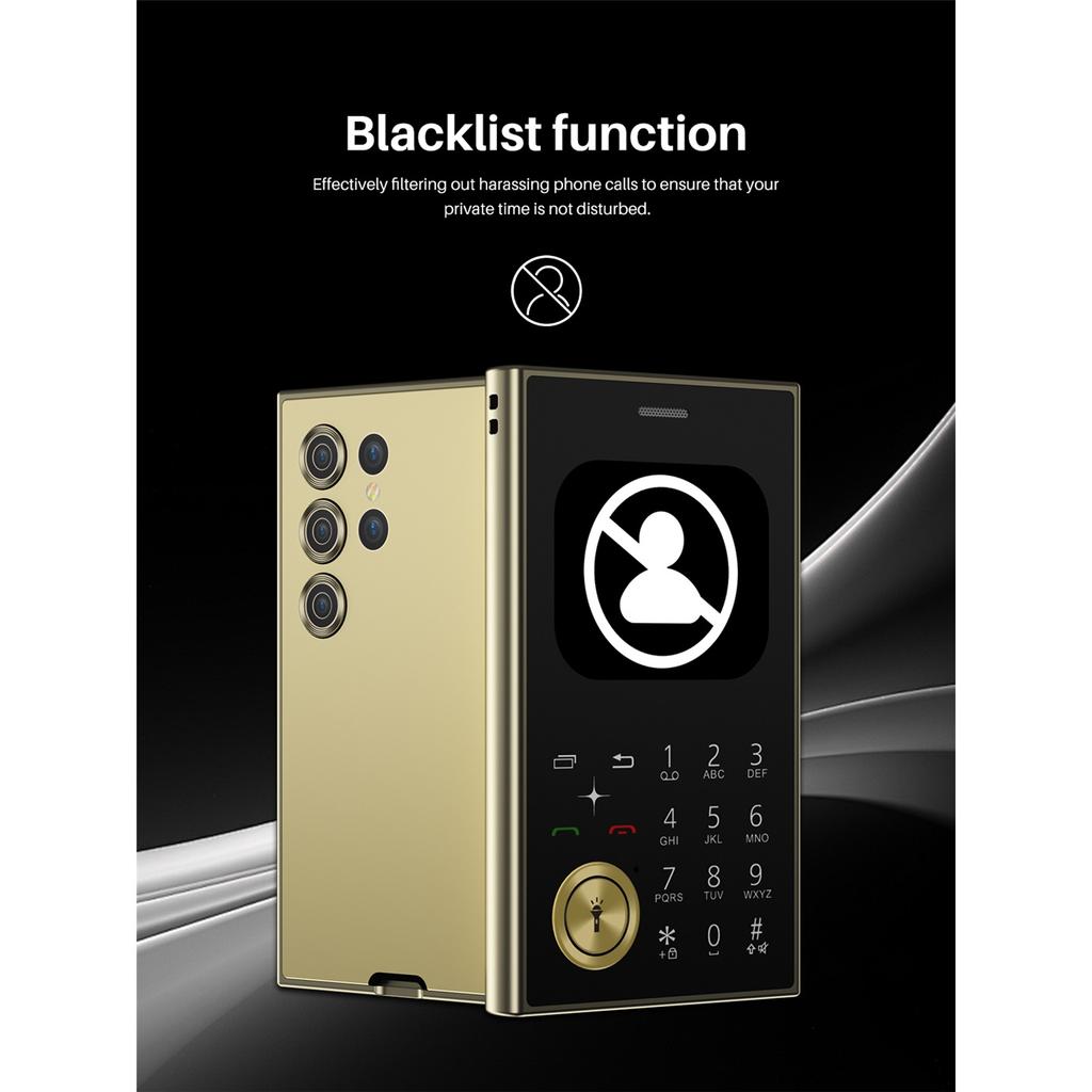 2 Pieces Stylish Mini 2G Mobile Phone