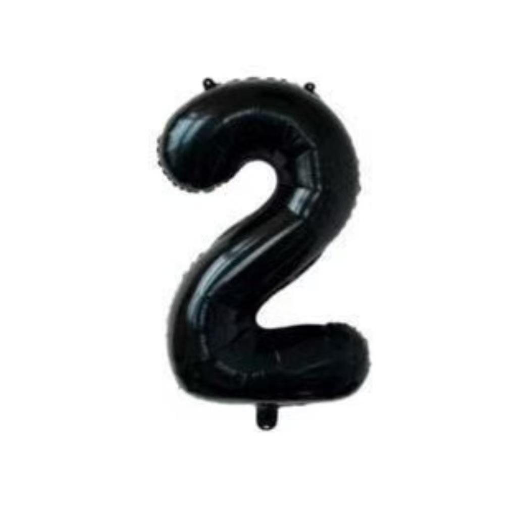 16-Inch Us Version Of Thin Body Digital Birthday Party Decoration Props Decoration Aluminum Film Balloon Digital