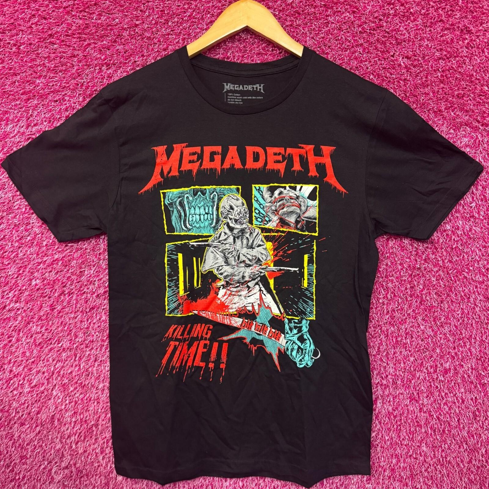 

Megadeth Killing Time Crush the World Tour Металлическая футболка M 2XL
