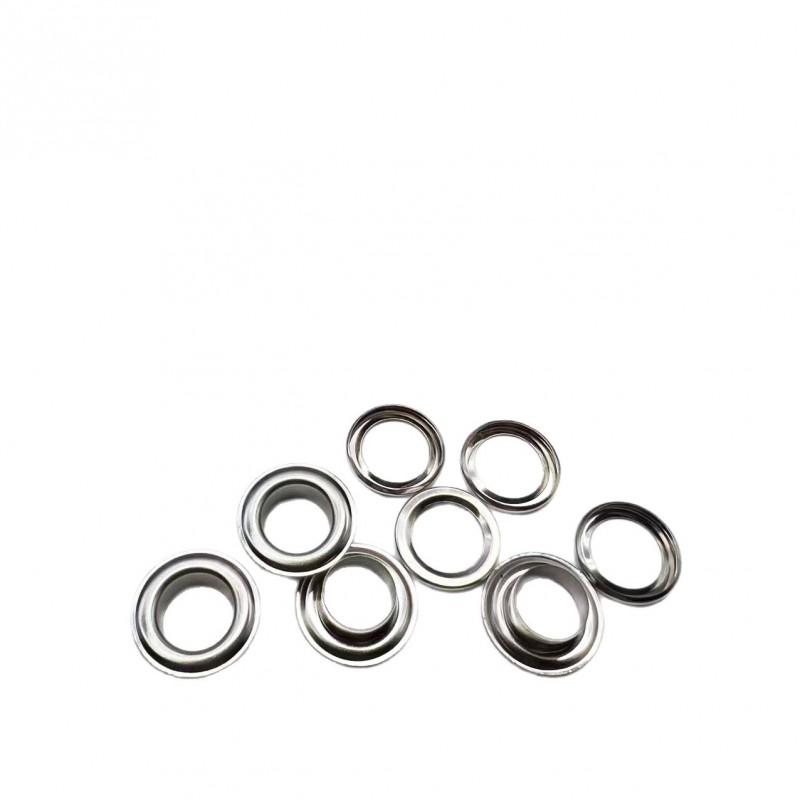 500 Sets 10.5mm Dual-Tone Metal Rivet Eyelets With Hand Press Plier Shoes Bags Leathercraft DIY