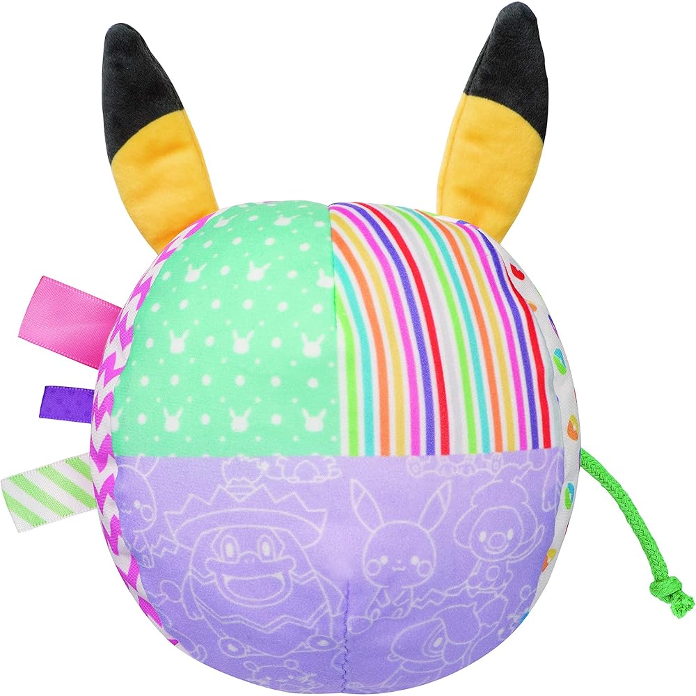 SEGA FAVE Monpoke Soft Pikachu Ball Toy for Kids, Fun and Interactive Design, Safe Material